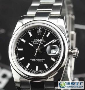 厂家直销劳力士全自动机械黑面夜光防水双重功能高档男表